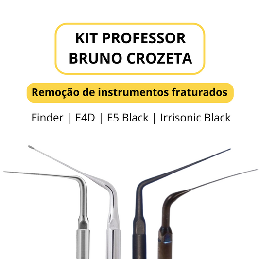 Kit Professor Bruno Crozeta - Remoção de Insertos fraturados